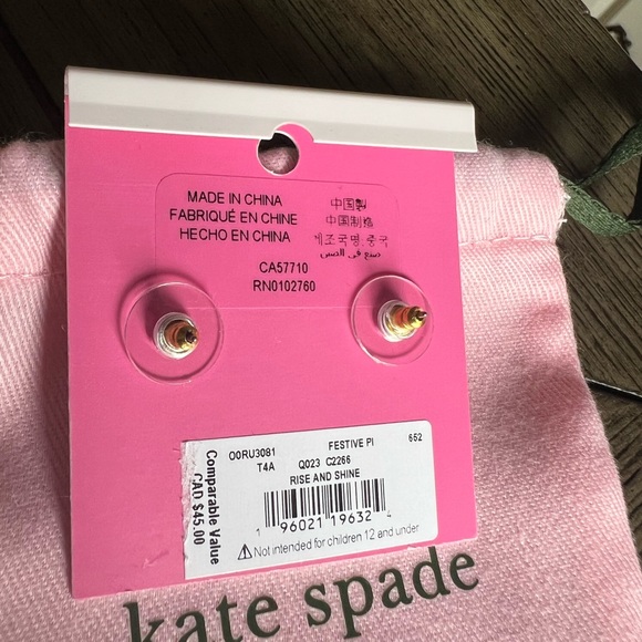 Kate Spade Red Earrings - Picture 4 of 8